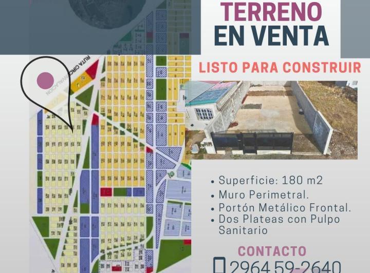 Terreno · 180m²