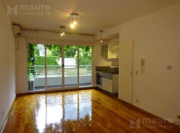 Departamento · 34m² · 1 Ambiente · Monoambiente en Alquiler en Palermo. Edificio con Amenities y Laundry.