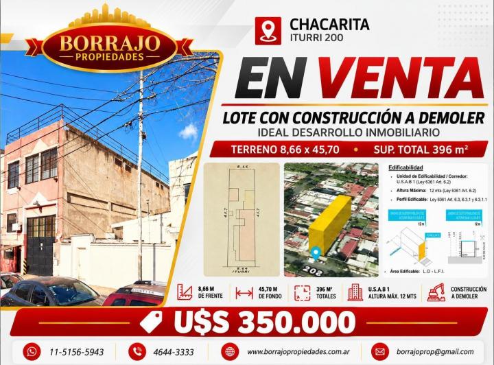 Terreno · 396m²