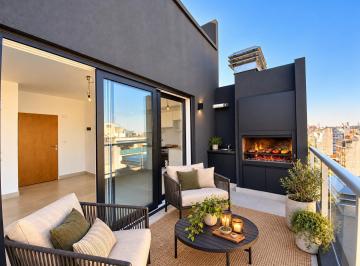 Departamento · 43m² · 2 Ambientes · Venta Departamento 2 Ambientes con Gran Terraza en L y Parrilla a Estrenar en Villa del Parque