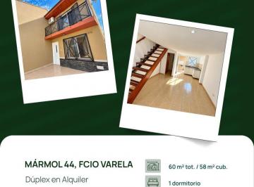 Departamento · 58m² · 2 Ambientes · 1 Cochera · Departamento 2 Ambientes en Florencio Varela Centro! con Cochera!