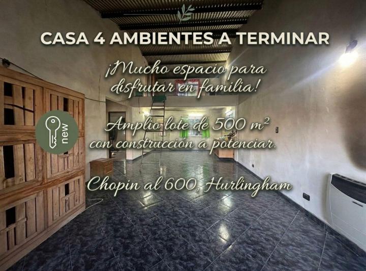 Casa · 100m² · 4 Ambientes · 1 Cochera