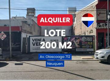 Terreno · 200m² · Alquiler Lote 200 m² Av Olascoaga 712 Neuquen