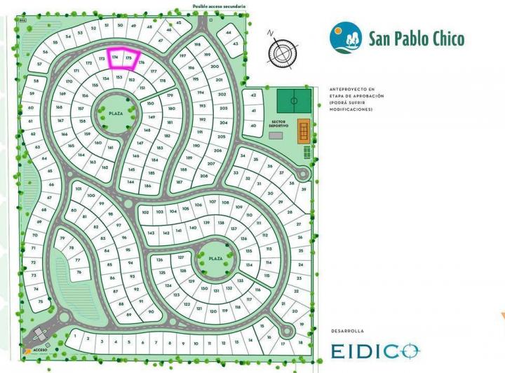 Terreno · 612m²