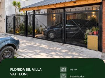 Casa · 150m² · 3 Ambientes · 1 Cochera · Venta Casa 2 Dorm. Villa Vatteone con Cochera