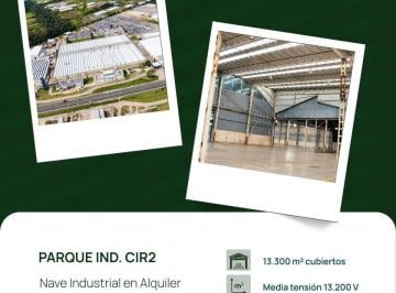 Bodega-Galpón · 13300m² · 1 Ambiente · 5 Cocheras · Alquiler Nave Industrial Cir2