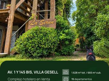 Fondo de comercio · 665m² · 15 Ambientes · 4 Cocheras · Complejo en Venta en Villa Gesell Sur