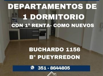 Departamento de 2 ambientes, Córdoba · Departamento de 1 Dormitorio en Venta | Gral Pueyrredon