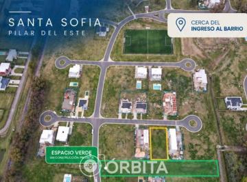 Terreno · 511m² · Lote en Venta en Barrio Santa Sofía, Pilar del Este, Fondo Verde