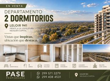 Departamento de 3 ambientes, Neuquén · Departamento en Venta 2 Dorm. | Leloir 941 – Neuquén Capital