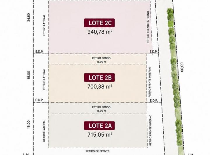 Terreno · 715m²