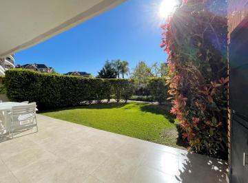 Departamento · 106m² · 4 Ambientes · 1 Cochera · Venta Departamento Pb con Jardin 3 Ambientes con Dependencia en Miradores de La Bahia Nordelta