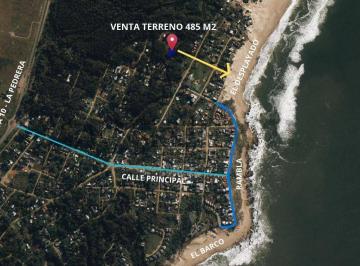 Terreno · 485m² · Venta/terreno/la Pedrera/el Barranco/485 M²/a 2 Cuadras del Mar