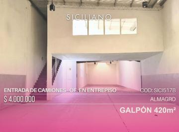 Bodega-Galpón · 403m² · Galpón - Almagro