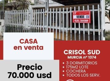 Foto · Vendo Cada Dos Dorm. en Crisol Sur