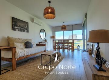 Departamento · 49m² · 2 Ambientes · 1 Cochera · Departamento 2 Ambientes en Alquiler en Nordelta, Portezuelo. con Vista Al Lago! Amoblado