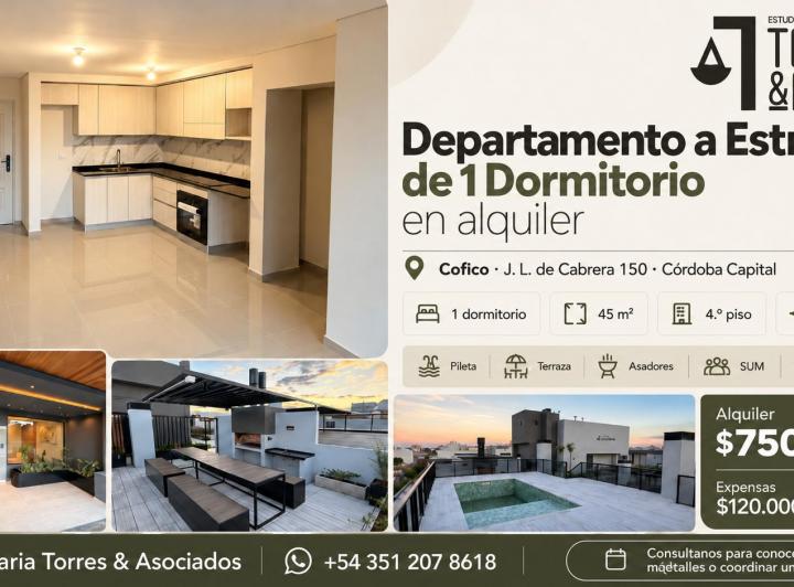 Departamento · 45m² · 3 Ambientes