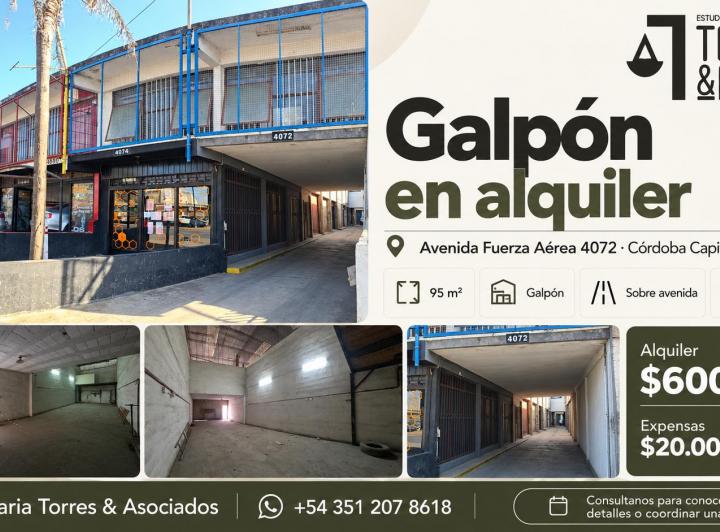 Bodega-Galpón · 95m² · 1 Ambiente
