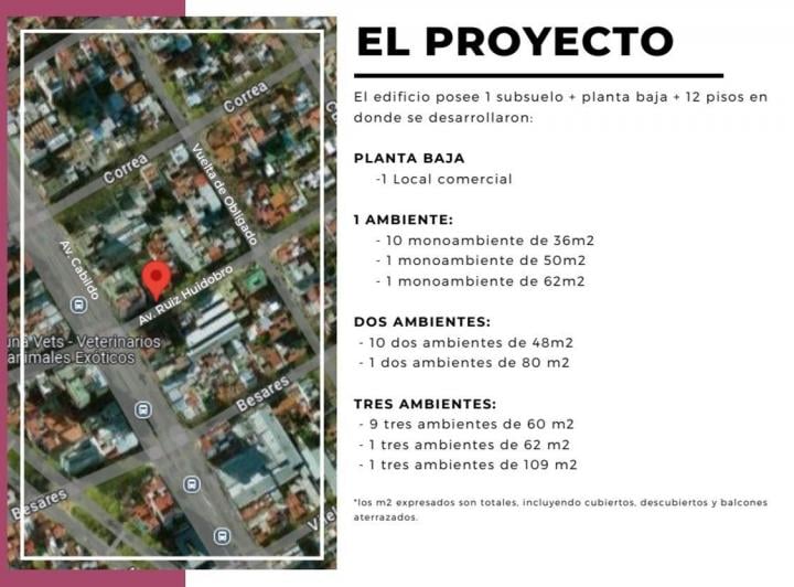 Departamento · 44m² · 2 Ambientes