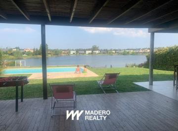 Casa · 300m² · 6 Ambientes · 3 Cocheras · Alquiler Temporario Enero, Casa Al Lago, 6 Ambientes, Pileta, San Agustín, Villanueva, Tigre.