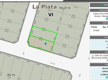 Terreno · 498m² · Terreno Esquina 20,70 X 24 Oportunidad!