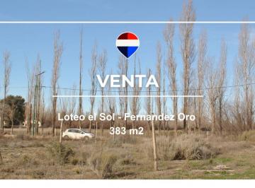 Terreno · 384m² · Venta Lote en Loteo El Sol Fernadez Oro