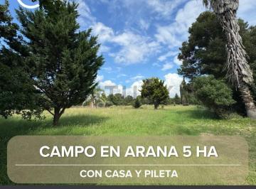 Terreno · 5m² · Venta de Campo 5 Ha La Plata Arana
