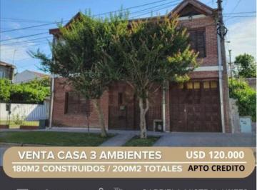 Casa · 180m² · 4 Ambientes · 2 Cocheras · Venta Casa 3 Ambientes Florencio Varela