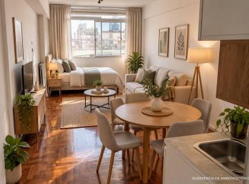 Departamento · 26m² · 1 Ambiente · Venta Monoambiente Balvanera. Refaccionado y Luminoso.
