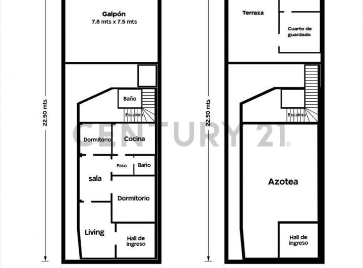 Casa · 120m² · 3 Ambientes