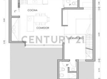 Departamento · 50m² · 2 Ambientes · Se Vende Exclusivo Monoambiente