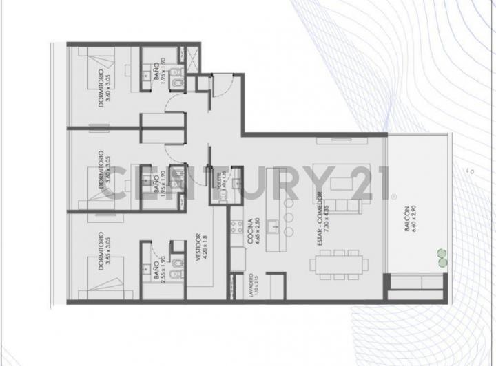 Departamento · 137m² · 4 Ambientes · 2 Cocheras