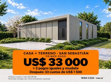 Casa de 3 ambientes, Escobar · Wao Casa G1 + Lote de 650 m² en San Sebastián