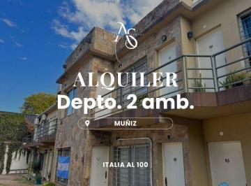 Departamento · 55m² · 2 Ambientes · 1 Cochera · Departamento en San Miguel