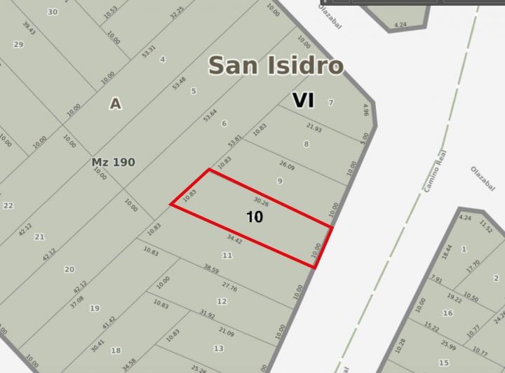 Terreno · 284m²