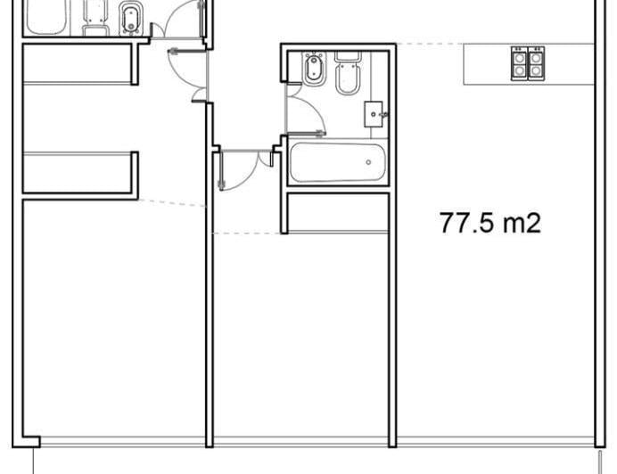 Departamento · 66m² · 3 Ambientes