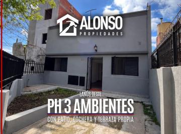 PH · 70m² · 3 Ambientes · 1 Cochera · Venta - PH 3 Ambientes con Patio y Cochera - Lanús Oeste