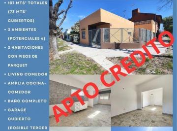 PH · 186840ha · 3 Ambientes · 1 Cochera · PH en Venta de 3 Amb (Potencial 4 Amb) con Garaje (Apto Credito)