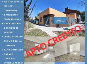 PH · 186840ha · 3 Ambientes · 1 Cochera · PH en Venta de 3 Amb (Potencial 4 Amb) con Garaje (Apto Credito)