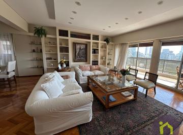 Departamento · 175m² · 4 Ambientes · 1 Cochera · Departamento en Alquiler 4 Ambientes en Palermo, Amoblado Al Frente con Cochera