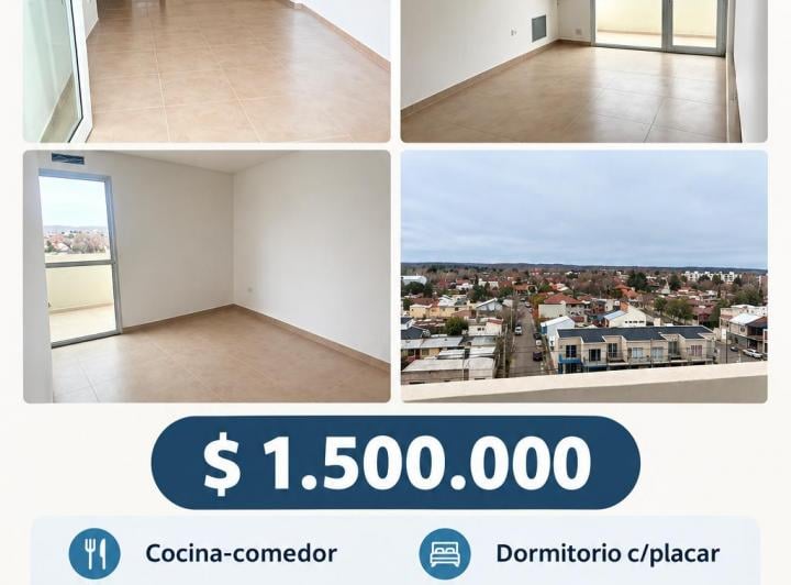 Departamento · 45m² · 2 Ambientes · 1 Cochera