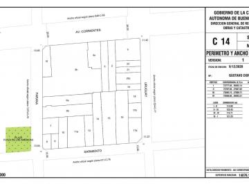 Terreno · 500m² · Terreno en Microcentro/san Nicolás - 1545 m² Vendibles - Pb + 10 Pisos + 2 Retiros U$300.000 Màs Cu
