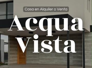 Casa · 4 Ambientes · 1 Cochera · Casa en Acquavista