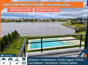 Casa de 5 ambientes, Presidente Perón · Venta Casa a Laguna 4 Habitaciones Horizontes Al Sur