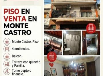 Departamento de 4 ambientes, Monte Castro · Piso 4 Ambientes en Venta | Monte Castro