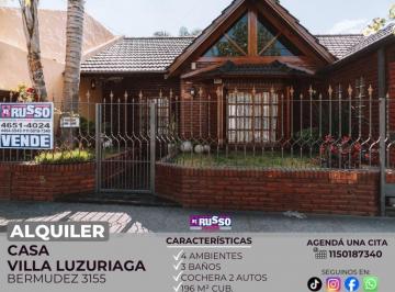 RUS-RUS-11567_2 · Alquiler de Casa 4 Ambientes Villa Luzuriaga