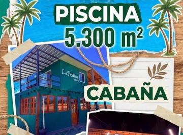 Quinta vacacional de 1 ambiente, Pocito · Vendo Quinta con Cabaña Pileta Playa y Salon de Evento