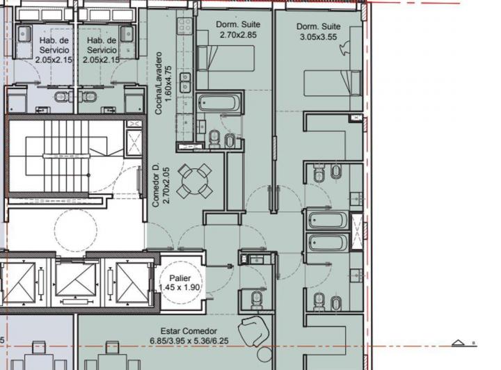 Departamento · 155m² · 4 Ambientes · 2 Cocheras