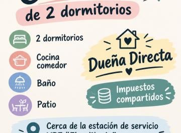 Casa de 2 ambientes, Las Heras · Alquilo Cabaña