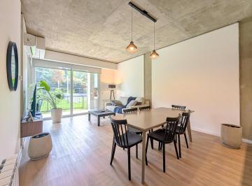 Departamento · 61m² · 2 Ambientes · 1 Cochera · Venta Departamento un Dormitorio con Patio Condominio Los Nogales Fisherton